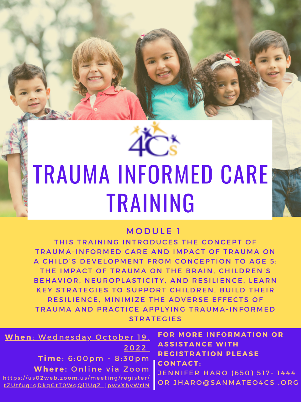 Trauma Informed Care Training – 4Cs Of San Mateo County