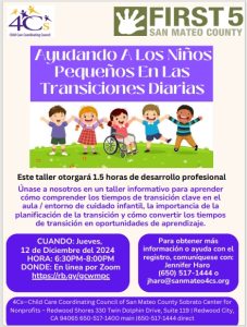 Ayudando A Los Niños Pequeños En Las Transiciones Diarias