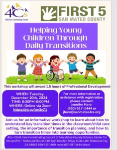 Helping Young Children Through Daily Transitions